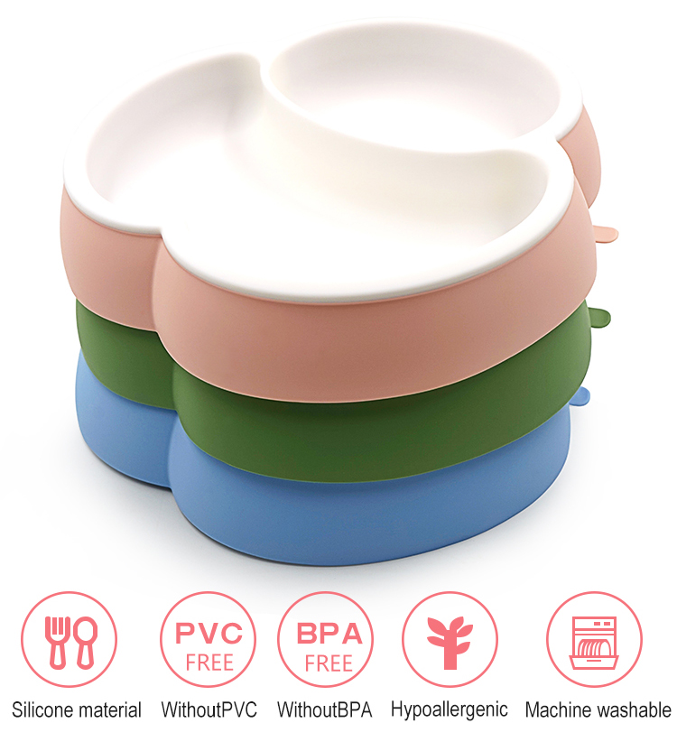 Cloud Silicone Plate For Baby