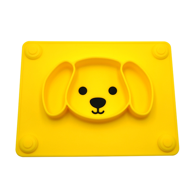 Dog Silicone Baby Plate